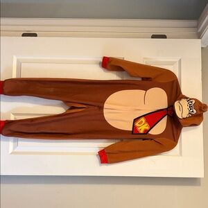 Kids Brown and Red Donkey Kong Pajama Set